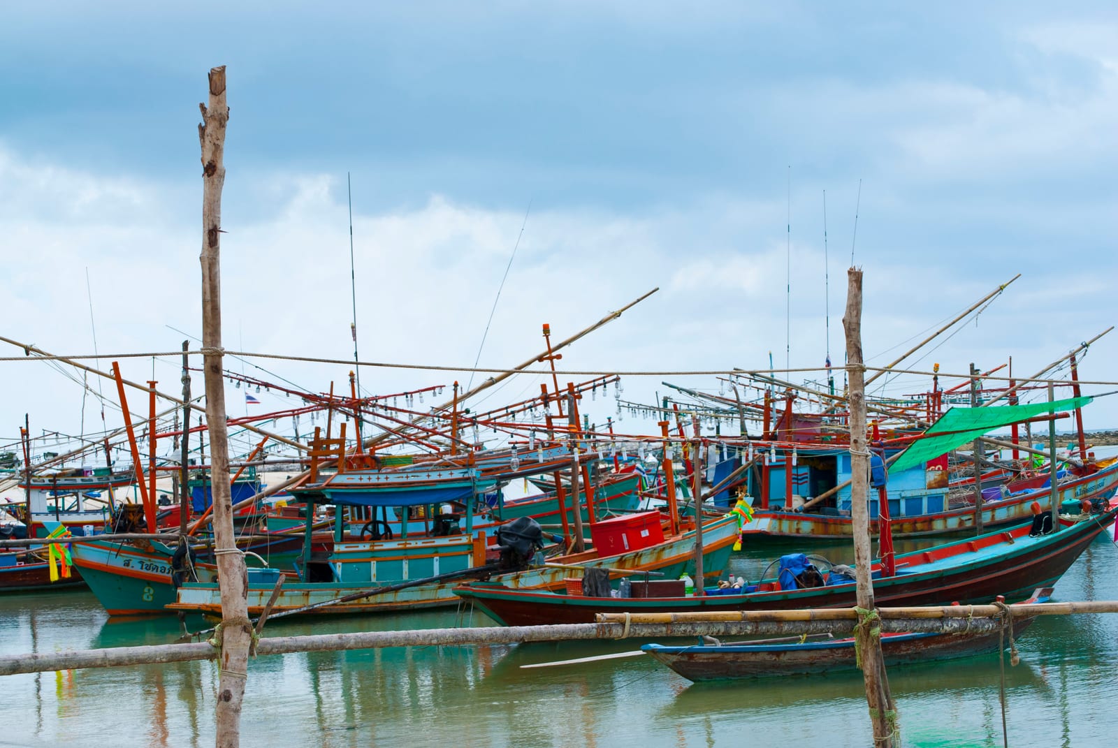Chaloklum - scooter rental area in Koh Phangan