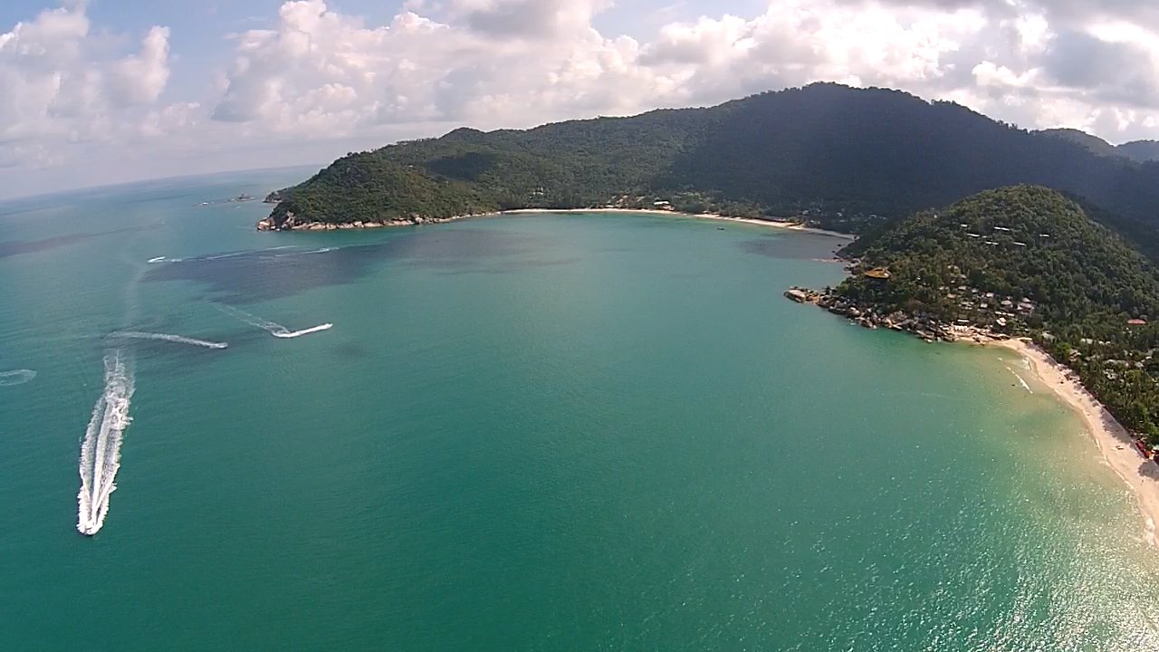 Thong Nai Pan - scooter rental area in Koh Phangan